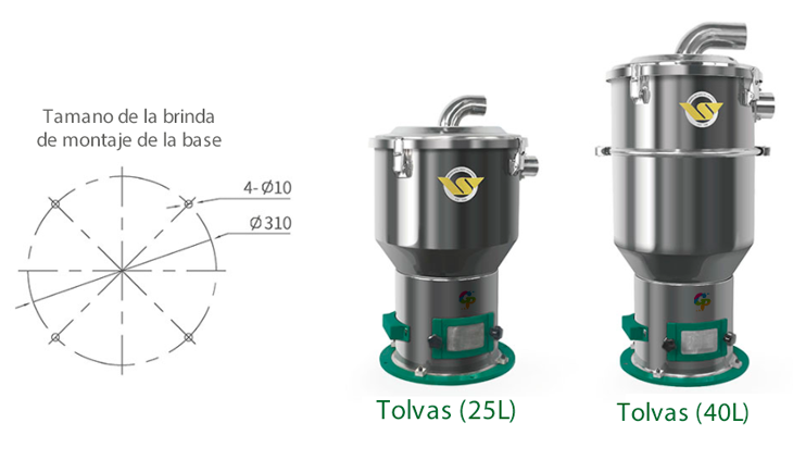 tolva WSAL-3-HP-10HP